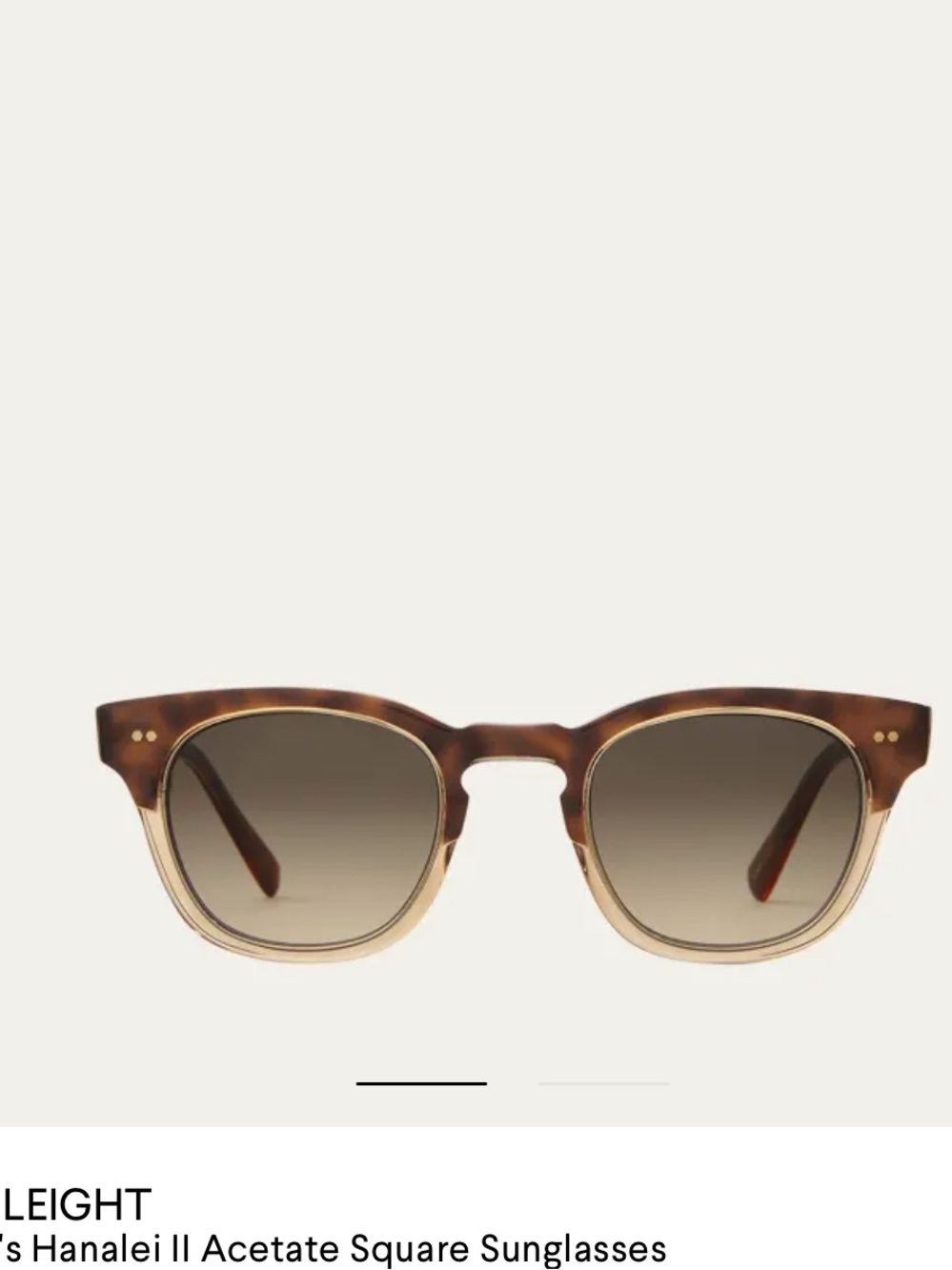 Mr Leight HANALEI II 45mm  12k Garrett Leight Glasses